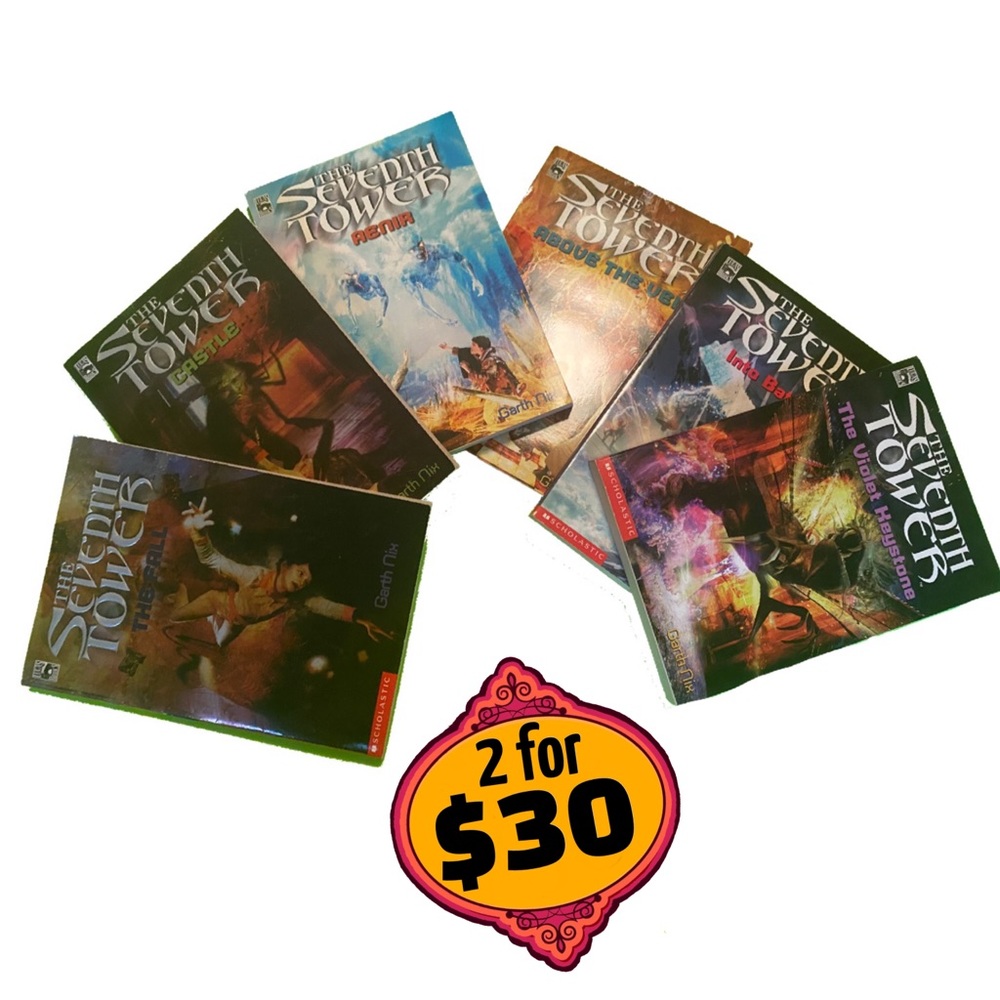 🎉2/$30 Set of 6 Seventh Tower Books 1-6 Series YA Medieval Fantasy Teen Books